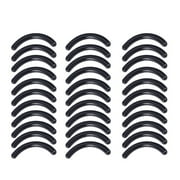 Eyelash Curler Refill Pads Best Replacement Silicone Gel Cushions Washable for Make Up Use Black